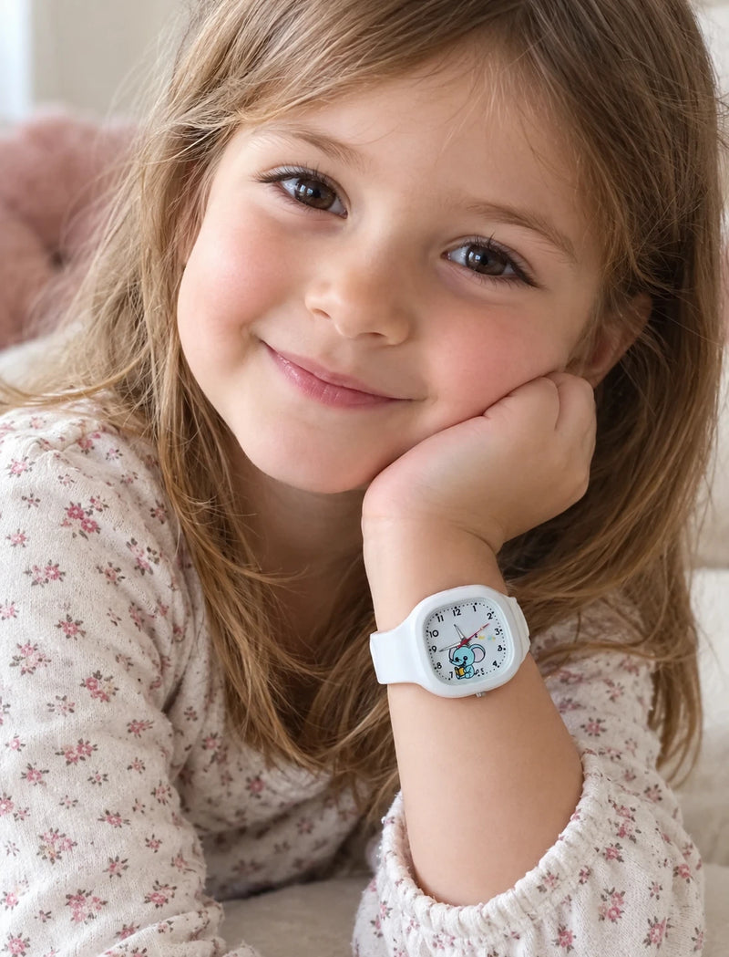 Illustration : Idée cadeau de Noël pour un enfant de 6 à 8 ans : sa première montre