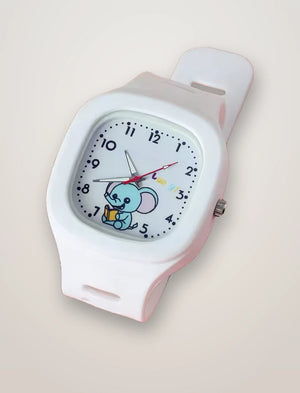 La montre enfant Trompette blanche